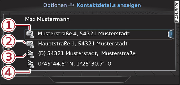 Abb. 218 Mögliche Adressbuchkontakte